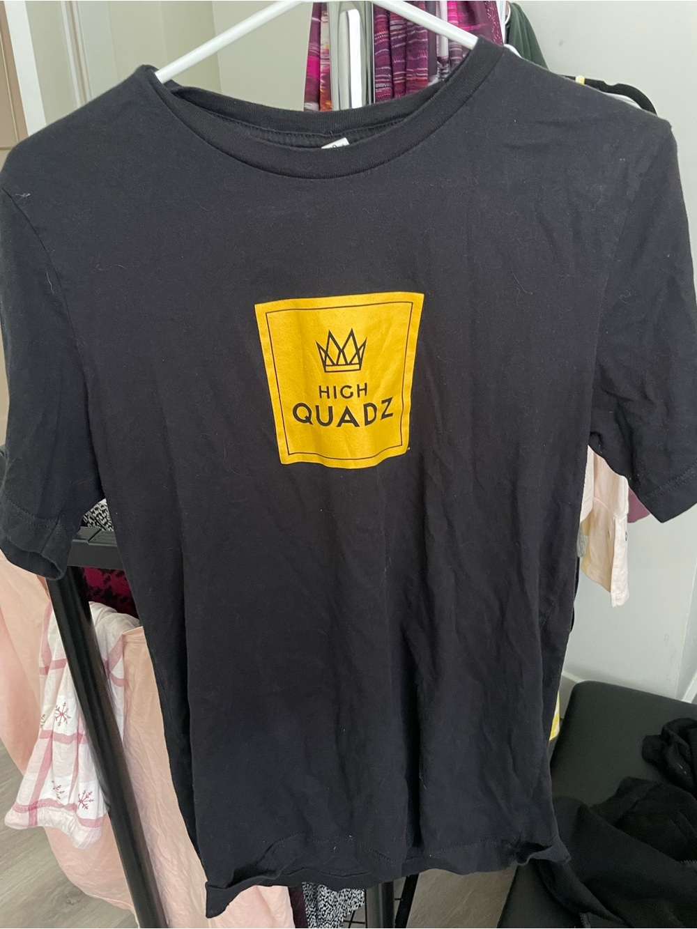 Bella Canvas Black Crewneck Tee with Neck Tag